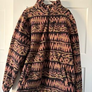 Billabong Multicolor Adventure Fleece, Size Large